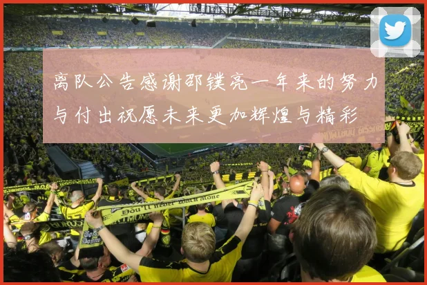 离队公告感谢邵镤亮一年来的努力与付出祝愿未来更加辉煌与精彩