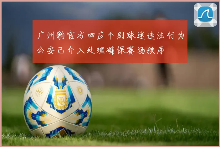 广州豹官方回应个别球迷违法行为公安已介入处理确保赛场秩序